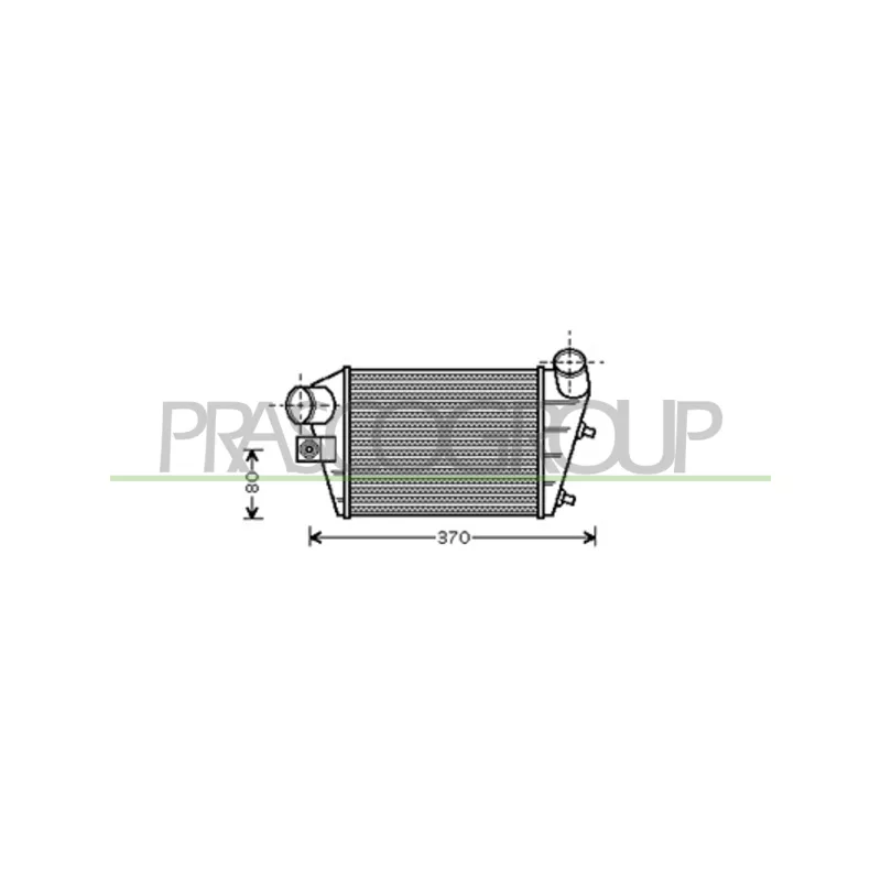 Intercooler, échangeur PRASCO AA340N001
