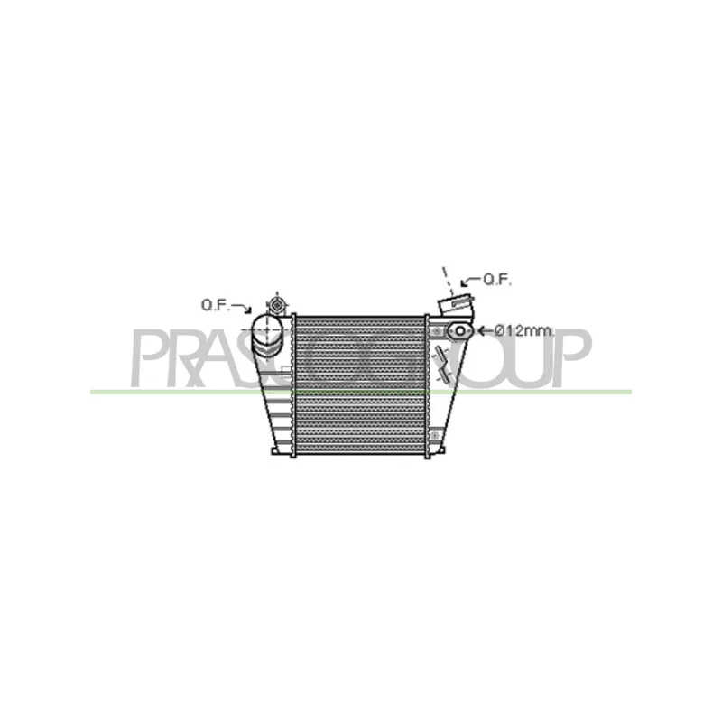 Intercooler, échangeur PRASCO AD016N001