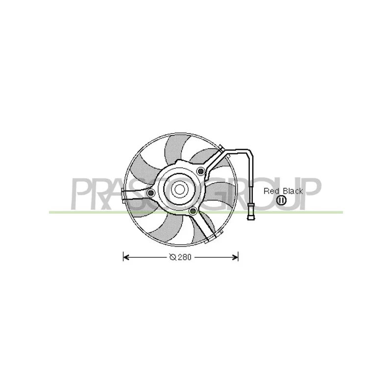 Ventilateur, refroidissement du moteur PRASCO AD017F001
