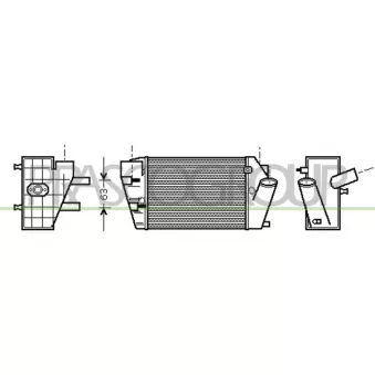 Intercooler, échangeur PRASCO AD020N002