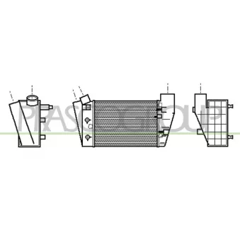 Intercooler, échangeur PRASCO AD020N006