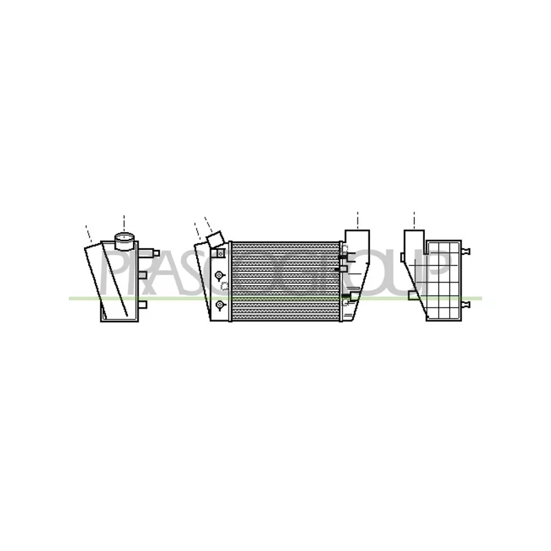 Intercooler, échangeur PRASCO AD020N006