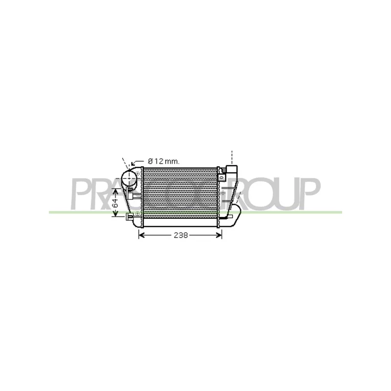 Intercooler, échangeur PRASCO AD022N004