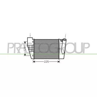 Intercooler, échangeur PRASCO AD022N007