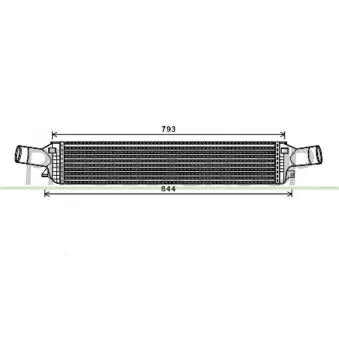 Intercooler, échangeur PRASCO AD024N001