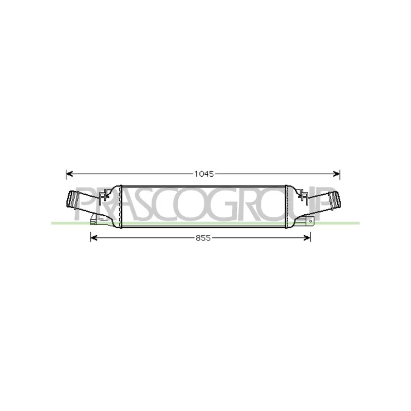 Intercooler, échangeur PRASCO AD024N002