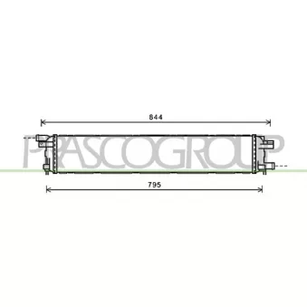 Radiateur, refroidissement du moteur PRASCO AD024R016