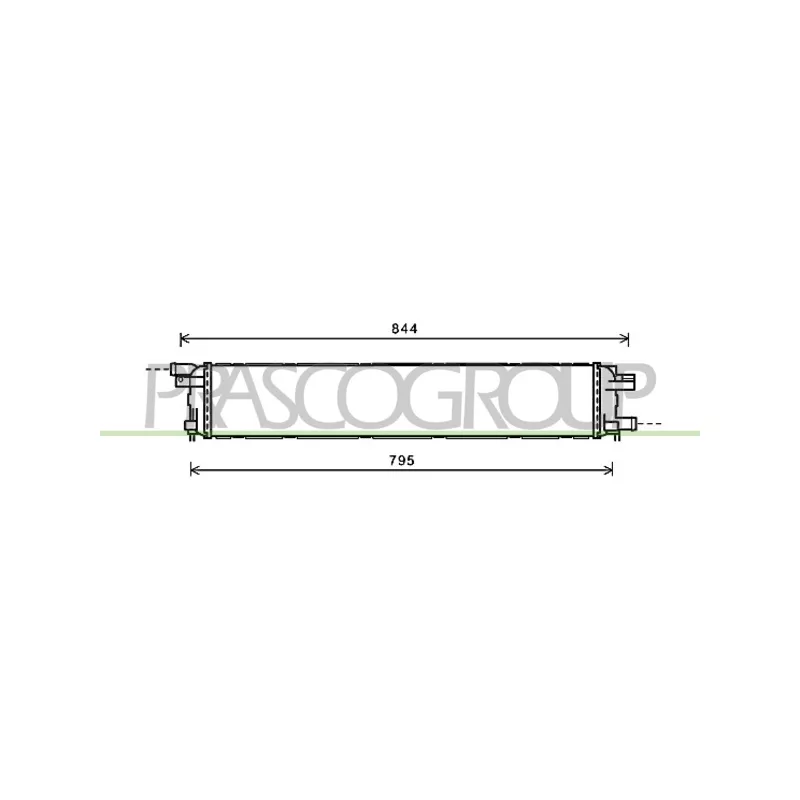 Radiateur, refroidissement du moteur PRASCO AD024R016