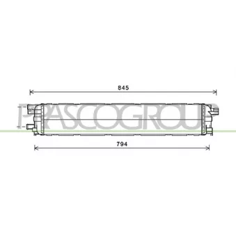 Radiateur, refroidissement du moteur PRASCO AD024R017