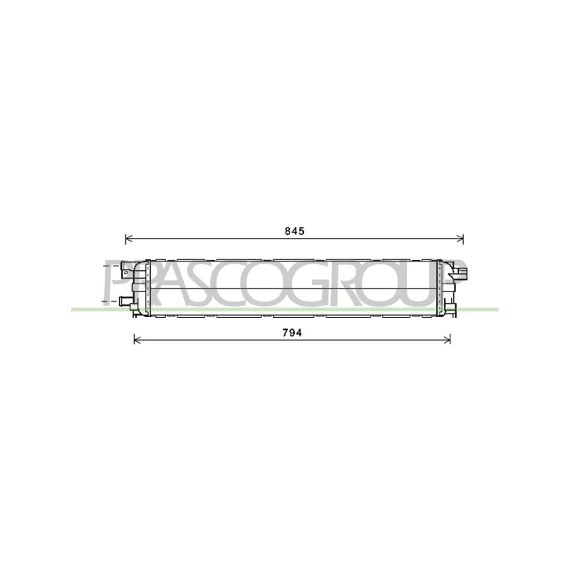 Radiateur, refroidissement du moteur PRASCO AD024R017