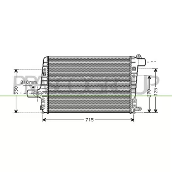 Intercooler, échangeur PRASCO AD032N002