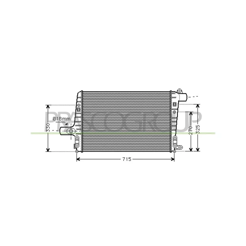 Intercooler, échangeur PRASCO AD032N002