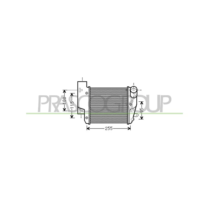 Intercooler, échangeur PRASCO AD034N002
