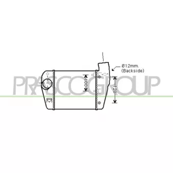 Intercooler, échangeur PRASCO AD034N004