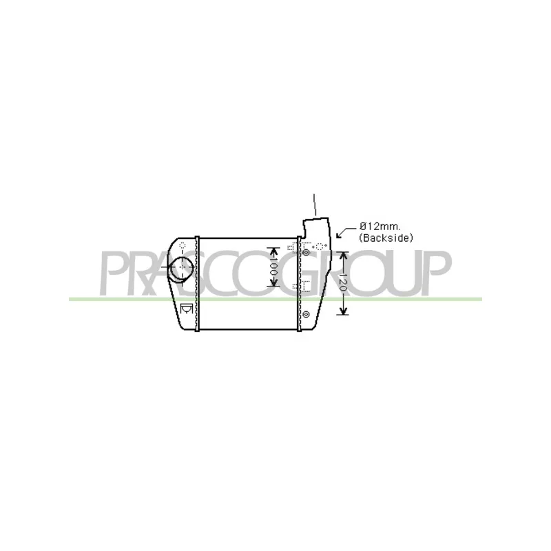 Intercooler, échangeur PRASCO AD034N004
