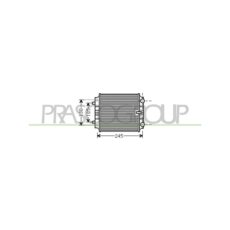 Radiateur, refroidissement du moteur PRASCO AD038R005