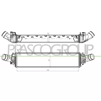 Intercooler, échangeur PRASCO AD040N001
