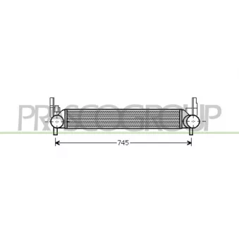 Intercooler, échangeur PRASCO AD120N001