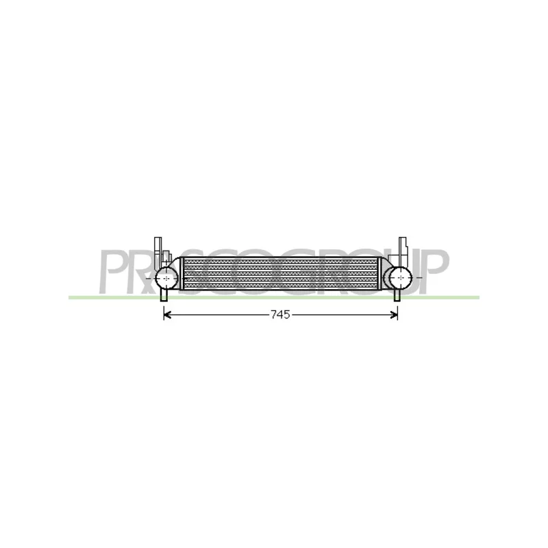 Intercooler, échangeur PRASCO AD120N001