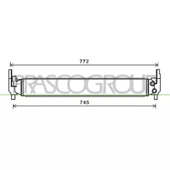 Radiateur, refroidissement du moteur PRASCO AD120R005