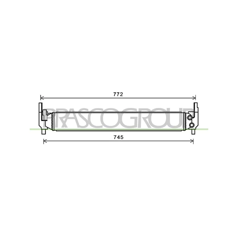 Radiateur, refroidissement du moteur PRASCO AD120R005