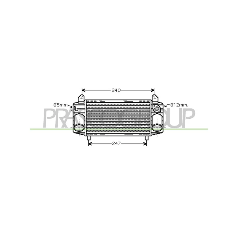 Intercooler, échangeur PRASCO AD302N001