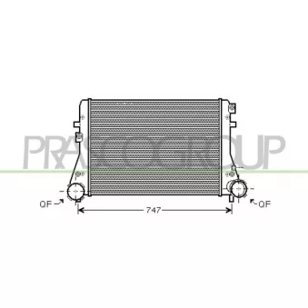 Intercooler, échangeur PRASCO AD320N006