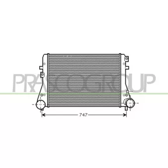 Intercooler, échangeur PRASCO AD322N002