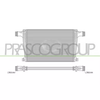 Intercooler, échangeur PRASCO AD835N001