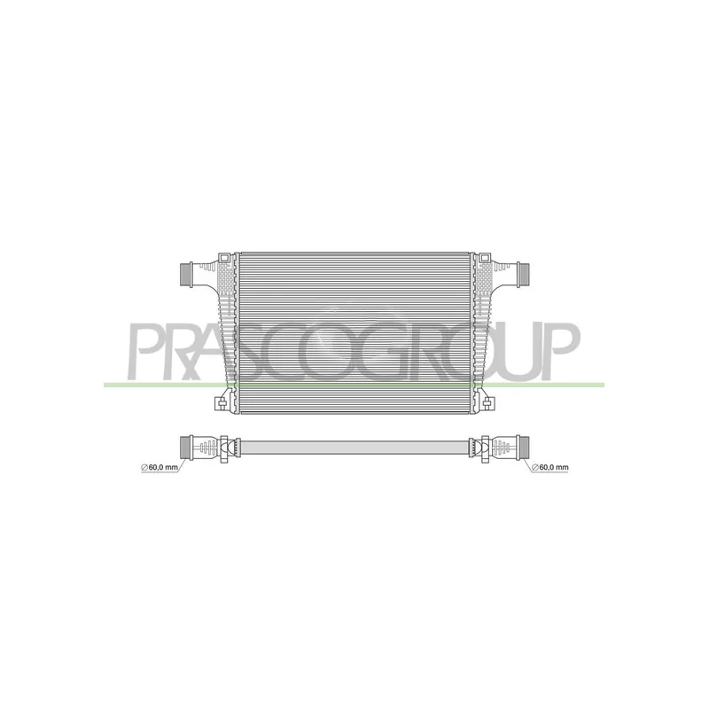 Intercooler, échangeur PRASCO AD835N001