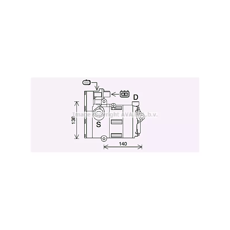 Compresseur, climatisation PRASCO AIK419