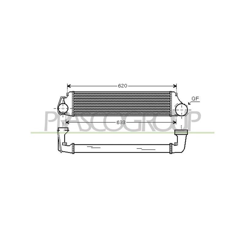 Intercooler, échangeur PRASCO BM020N002