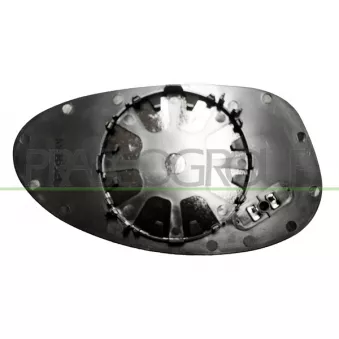 Verre de rétroviseur, rétroviseur extérieur PRASCO BM0247504