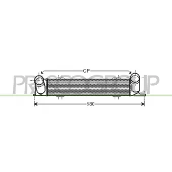 Intercooler, échangeur PRASCO BM024N001