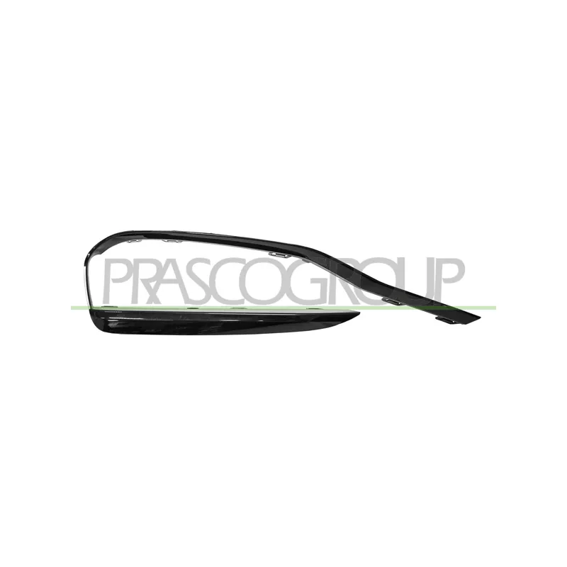 Baguette et bande protectrice, pare-chocs avant gauche PRASCO BM0311204