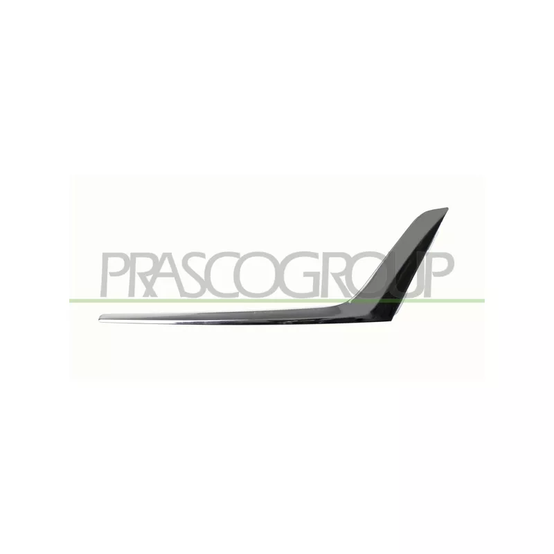 Baguette et bande protectrice, grille de radiateur avant gauche PRASCO BM0342204