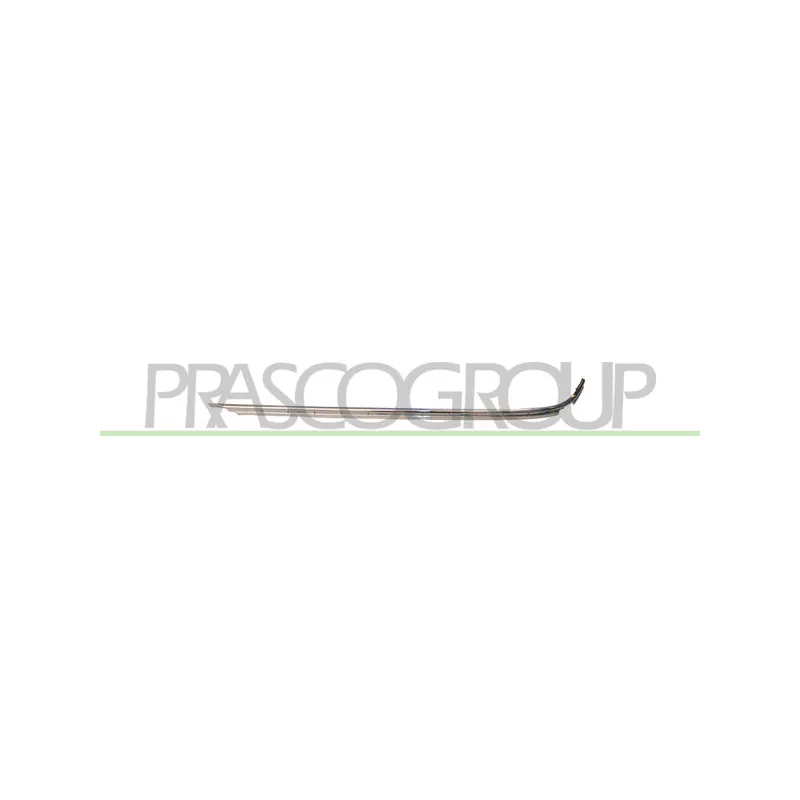 Baguette et bande protectrice, pare-chocs arrière gauche PRASCO BM0441258