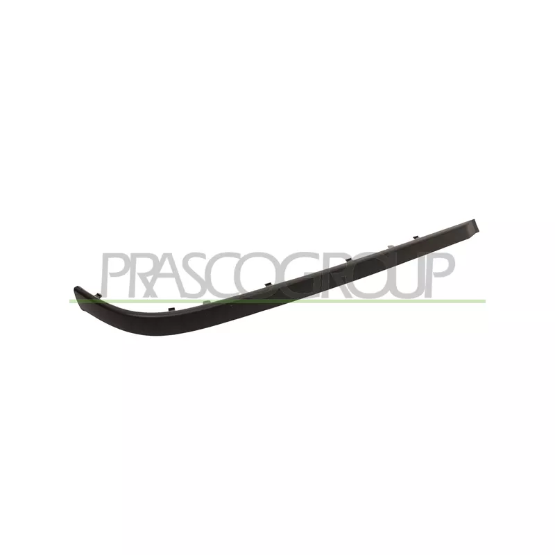 Baguette et bande protectrice, pare-chocs arrière gauche PRASCO BM0441272
