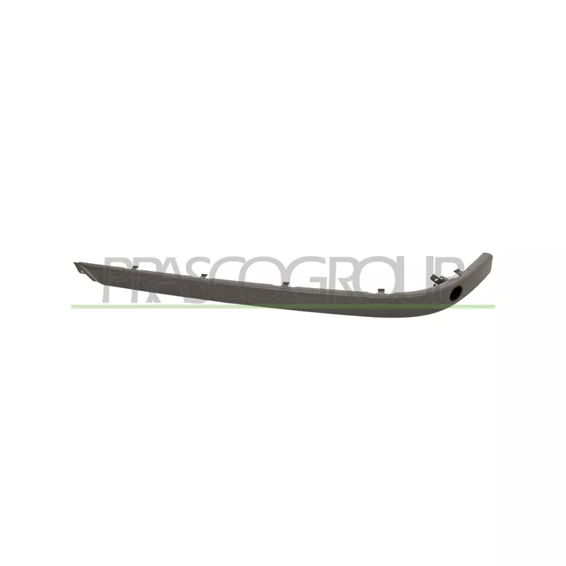 Baguette et bande protectrice, pare-chocs arrière gauche PRASCO BM0451284