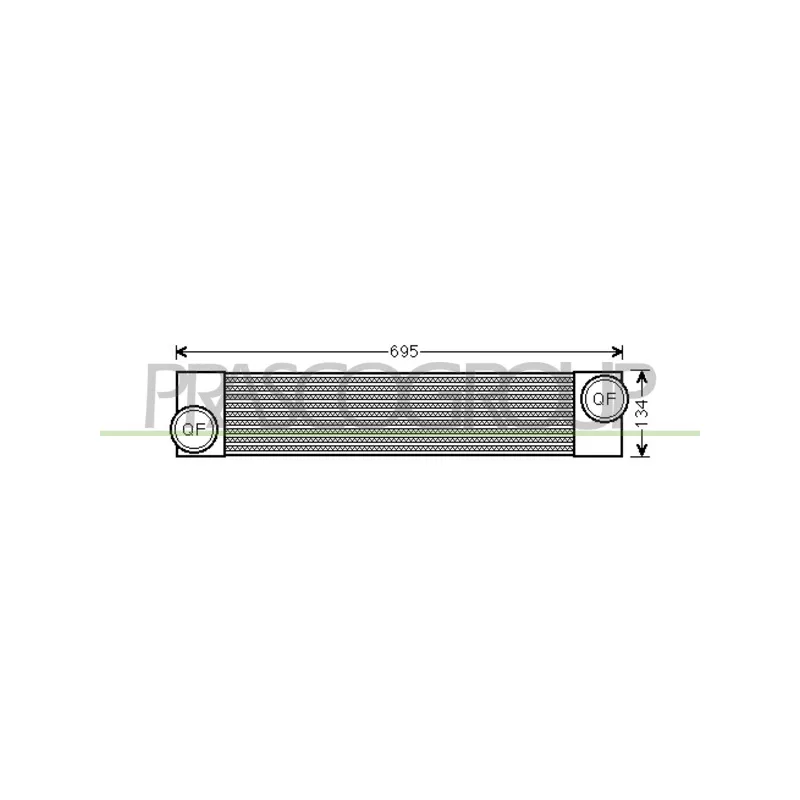 Intercooler, échangeur PRASCO BM046N002
