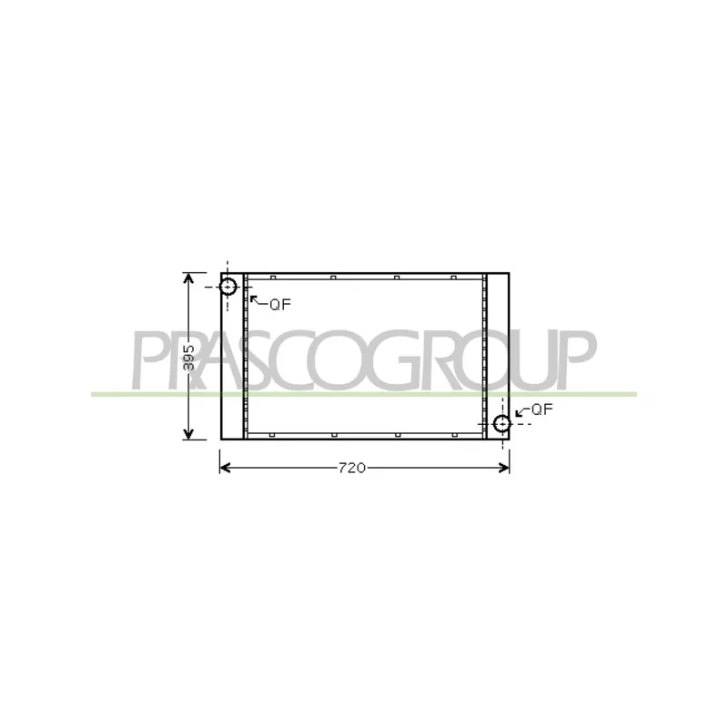 Radiateur, refroidissement du moteur PRASCO BM046R015