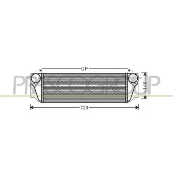 Intercooler, échangeur PRASCO BM048N005