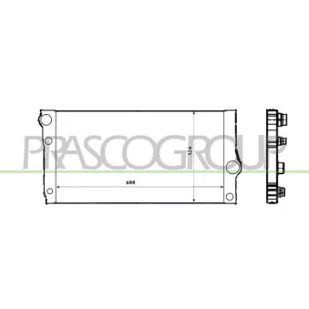 Radiateur, refroidissement du moteur PRASCO
