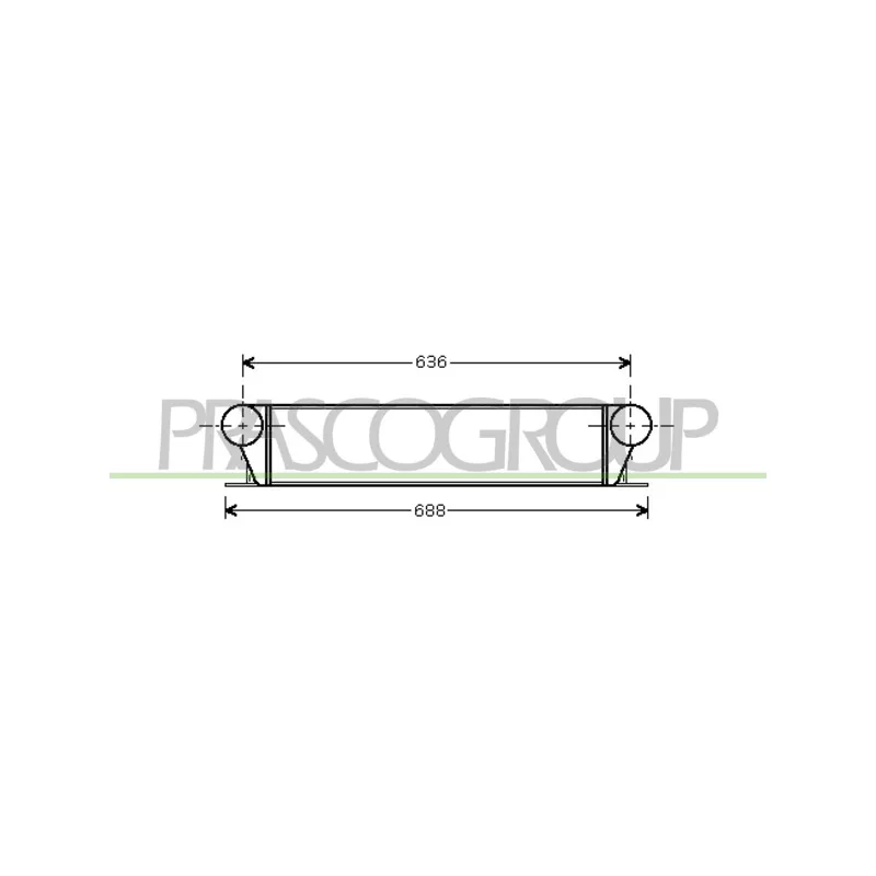 Intercooler, échangeur PRASCO BM098N001