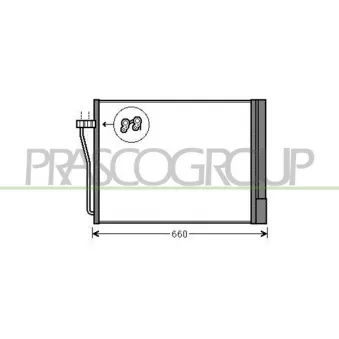 Condenseur, climatisation PRASCO BM101C002