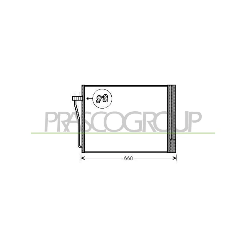 Condenseur, climatisation PRASCO BM101C002