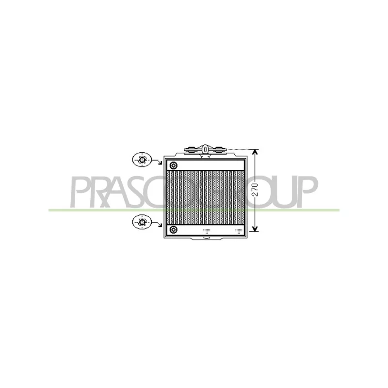 Radiateur, refroidissement du moteur PRASCO BM101R005