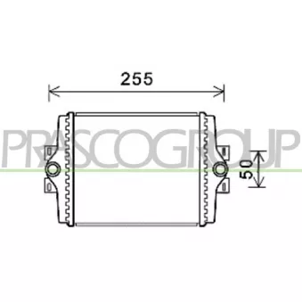 Radiateur, refroidissement du moteur PRASCO BM123R002