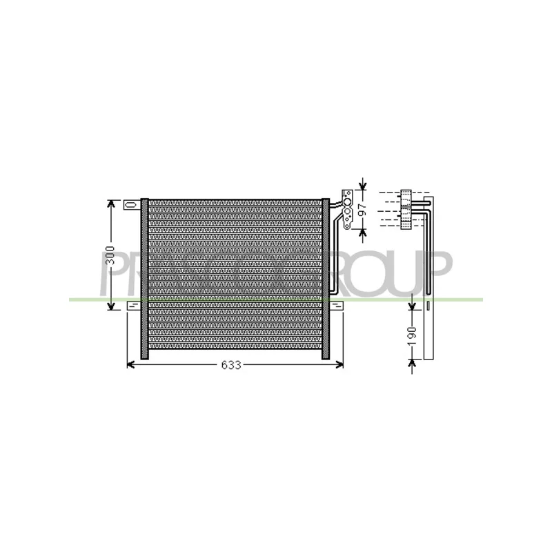 Condenseur, climatisation PRASCO BM802C001
