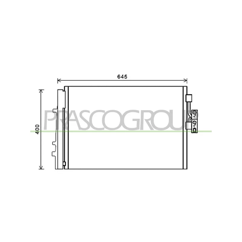 Condenseur, climatisation PRASCO BM804C002